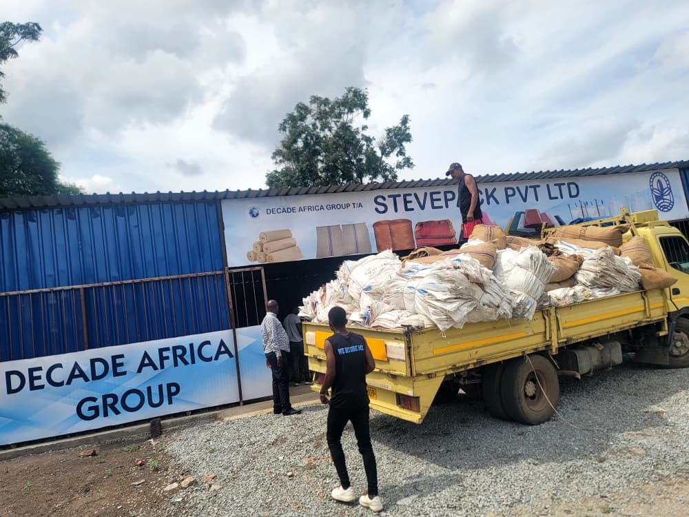 Stevepack truck loading — Decade Africa Group