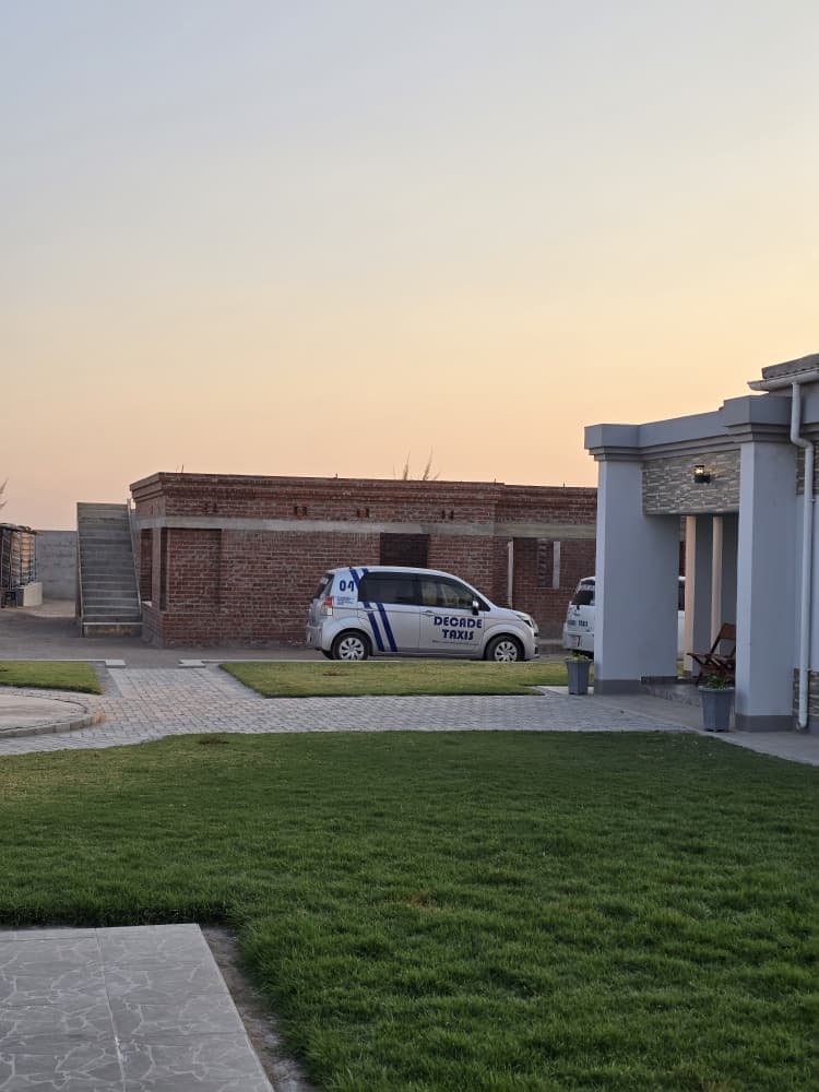 Decade Taxis vehicle at Decade Africa Group property